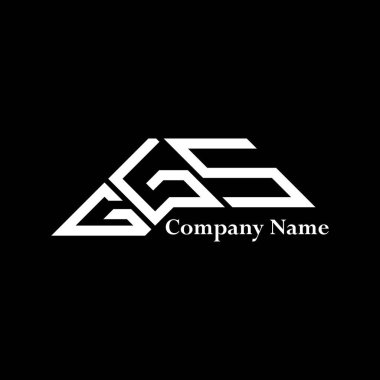 GGS logo tasarımı, GGS basit ve modern logo. GGS lüks alfabe tasarımı  
