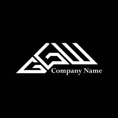 GGW logo tasarımı, GGW basit ve modern logo. GGW lüks alfabe tasarımı  