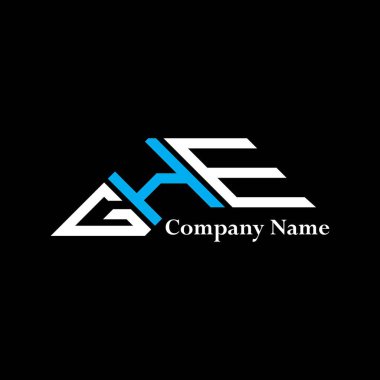 GHE logo tasarımı, GHE basit ve modern logo. GHE lüks alfabe tasarımı  