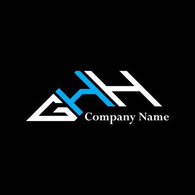 GHH logo tasarımı, GHH basit ve modern logo. GHH lüks alfabe tasarımı  