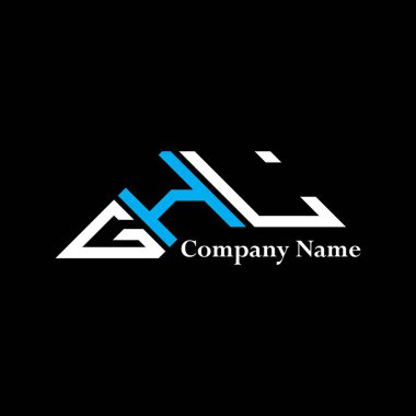 GHL logo tasarımı, GHL basit ve modern logo. GHL lüks alfabe tasarımı  