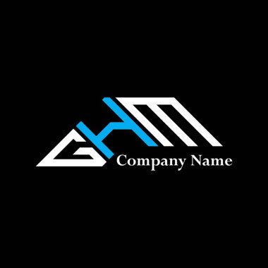 GHM logo tasarımı, GHM basit ve modern logo. GHM lüks alfabe tasarımı  