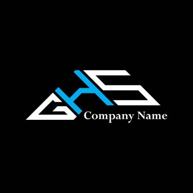 GHS logo tasarımı, GHS basit ve modern logo. GHS lüks alfabe tasarımı  