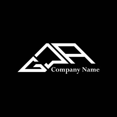 GJA logo tasarımı, GJA basit ve modern logo. GJA lüks alfabe tasarımı  