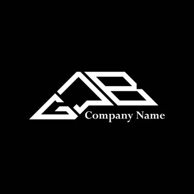 GJB logo tasarımı, GJB basit ve modern logo. GJB lüks alfabe tasarımı  