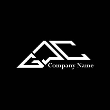GJC logo tasarımı, GJC basit ve modern logo. GJC lüks alfabe tasarımı  