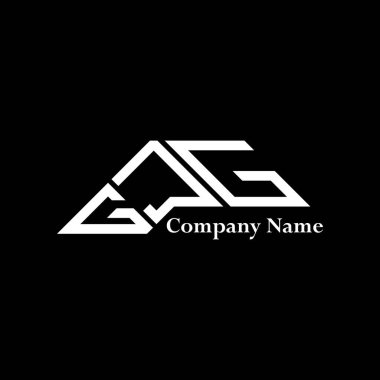 GJG logo tasarımı, GJG basit ve modern logo. GJG lüks alfabe tasarımı  