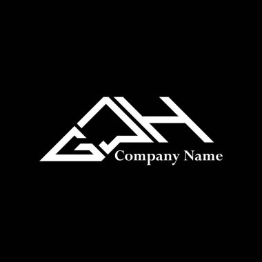 GJH logo tasarımı, GJH basit ve modern logo. GJH lüks alfabe tasarımı  