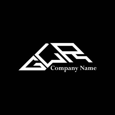 GLR logo tasarımı, GLR basit ve modern logo. GLR lüks alfabe tasarımı  