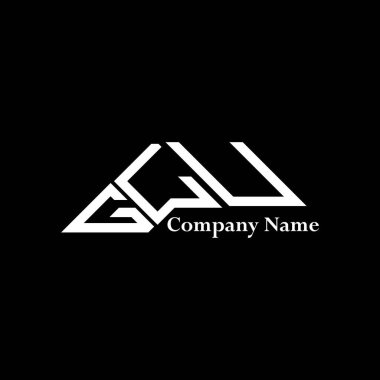 GLU logo tasarımı, GLU basit ve modern logo. GLU lüks alfabe tasarımı  