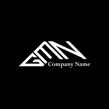 GMN logo tasarımı, GMN basit ve modern logo. GMN lüks alfabe tasarımı  