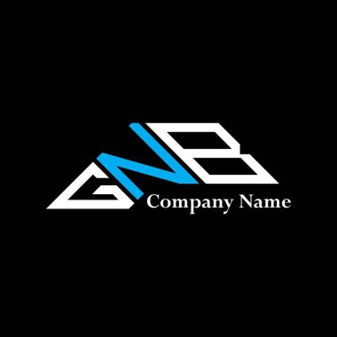 GUB logo tasarımı, GUB basit ve modern logosu. GNB lüks alfabe tasarımı  