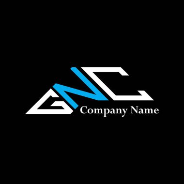 GNC logo tasarımı, GNC basit ve modern logo. GNC lüks alfabe tasarımı  