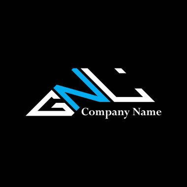 GNL logo tasarımı, GNL basit ve modern logo. GNL lüks alfabe tasarımı  