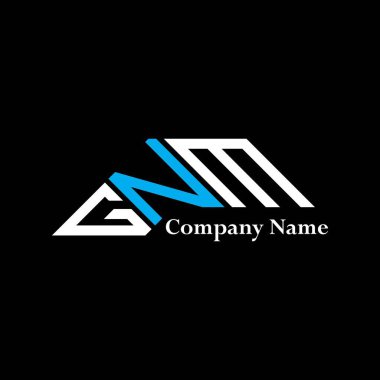 GNM logo tasarımı, GNM basit ve modern logo. GNM lüks alfabe tasarımı  