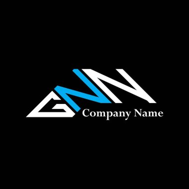 GNN logo tasarımı, GNN basit ve modern logo. GNN lüks alfabe tasarımı  