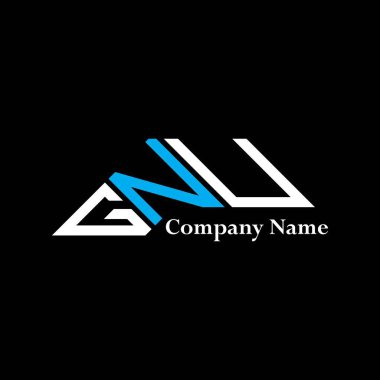 GNU logo tasarımı, GNU basit ve modern logo. GNU lüks alfabe tasarımı  