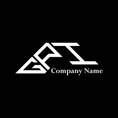GPI logo tasarımı, GPI basit ve modern logo. GPI lüks alfabe tasarımı  