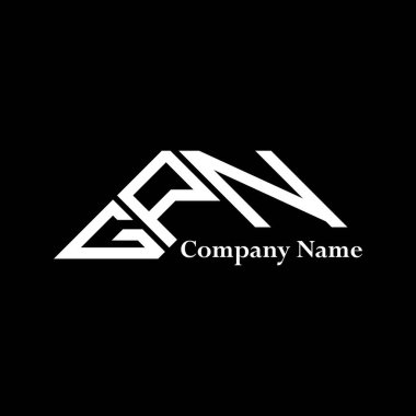 GPN logo tasarımı, GPN basit ve modern logo. GPN lüks alfabe tasarımı  