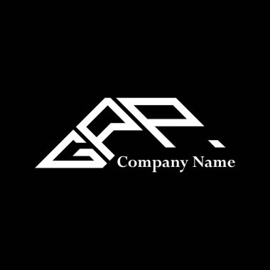 GPP logo tasarımı, GPP basit ve modern logo. GPP lüks alfabe tasarımı  