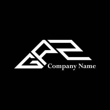 GPZ logo tasarımı, GPZ basit ve modern logo. GPZ lüks alfabe tasarımı  