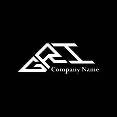 GRI logo tasarımı, GRI basit ve modern logo. GRI lüks alfabe tasarımı  