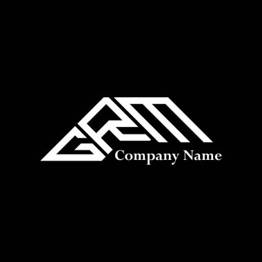 GRM logo tasarımı, GRM basit ve modern logo. GRM lüks alfabe tasarımı  