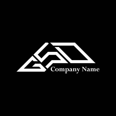 GSD logo tasarımı, GSD basit ve modern logo. GSD lüks alfabe tasarımı  