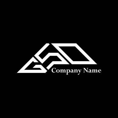 GSO logo tasarımı, GSO basit ve modern logo. GSO lüks alfabe tasarımı  