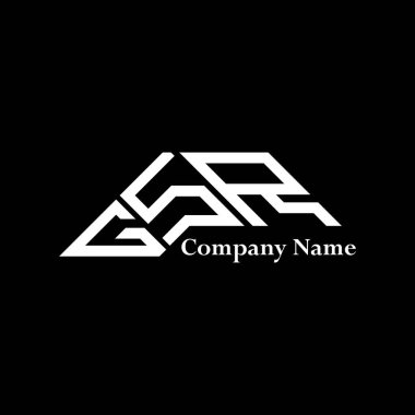 GSR logo tasarımı, atış artığı basit ve modern logo. GSR lüks alfabe dizaynı  