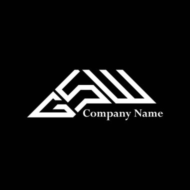 Kurşun yarası logosu tasarımı, basit ve modern kurşun yarası logosu. GSW lüks alfabe tasarımı  