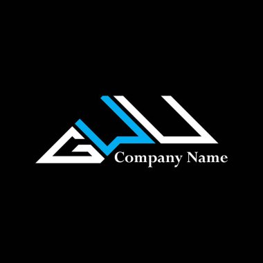 GUU logo tasarımı, GUU basit ve modern logosu. GUU lüks alfabe tasarımı  