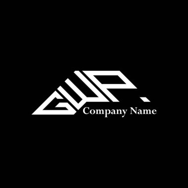 GWP logo tasarımı, GWP basit ve modern logo. GWP lüks alfabe tasarımı  
