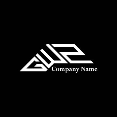GWZ logo tasarımı, GWZ basit ve modern logo. GWZ lüks alfabe tasarımı  