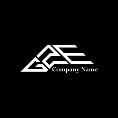 GZE logo tasarımı, GZE basit ve modern logo. GZE lüks alfabe tasarımı  