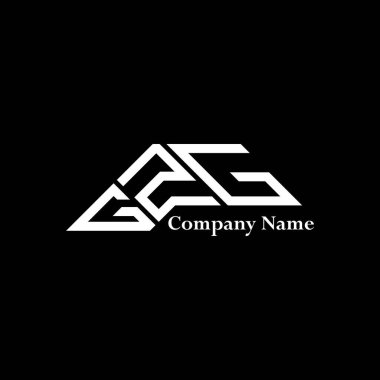 GZG logo tasarımı, GZG basit ve modern logo. GZG lüks alfabe tasarımı  