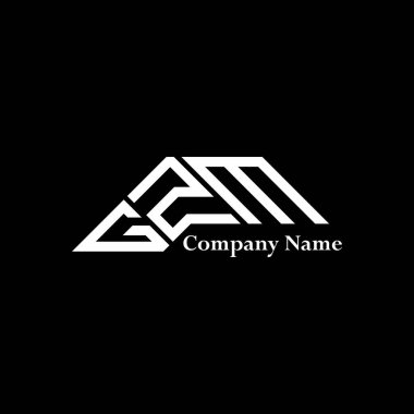 GZM logo tasarımı, GZM basit ve modern logo. GZM lüks alfabe tasarımı  