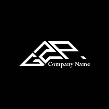 GZP logo tasarımı, GZP basit ve modern logo. GZP lüks alfabe tasarımı  