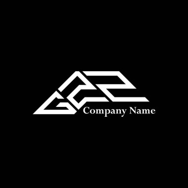 GZZ logo tasarımı, GZZ basit ve modern logo. GZZ lüks alfabe tasarımı  