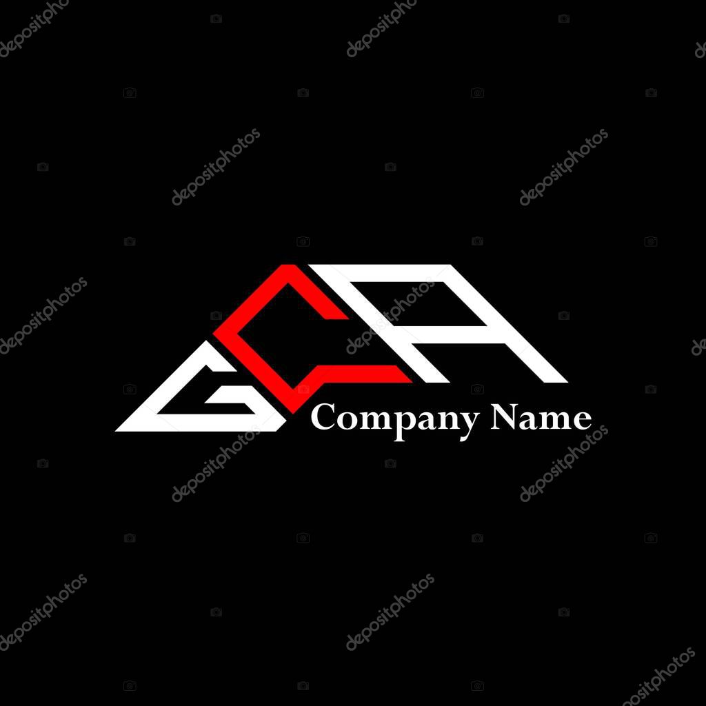 GCA logo design, GCA simple and modern logo. GCA luxurious alphabet design