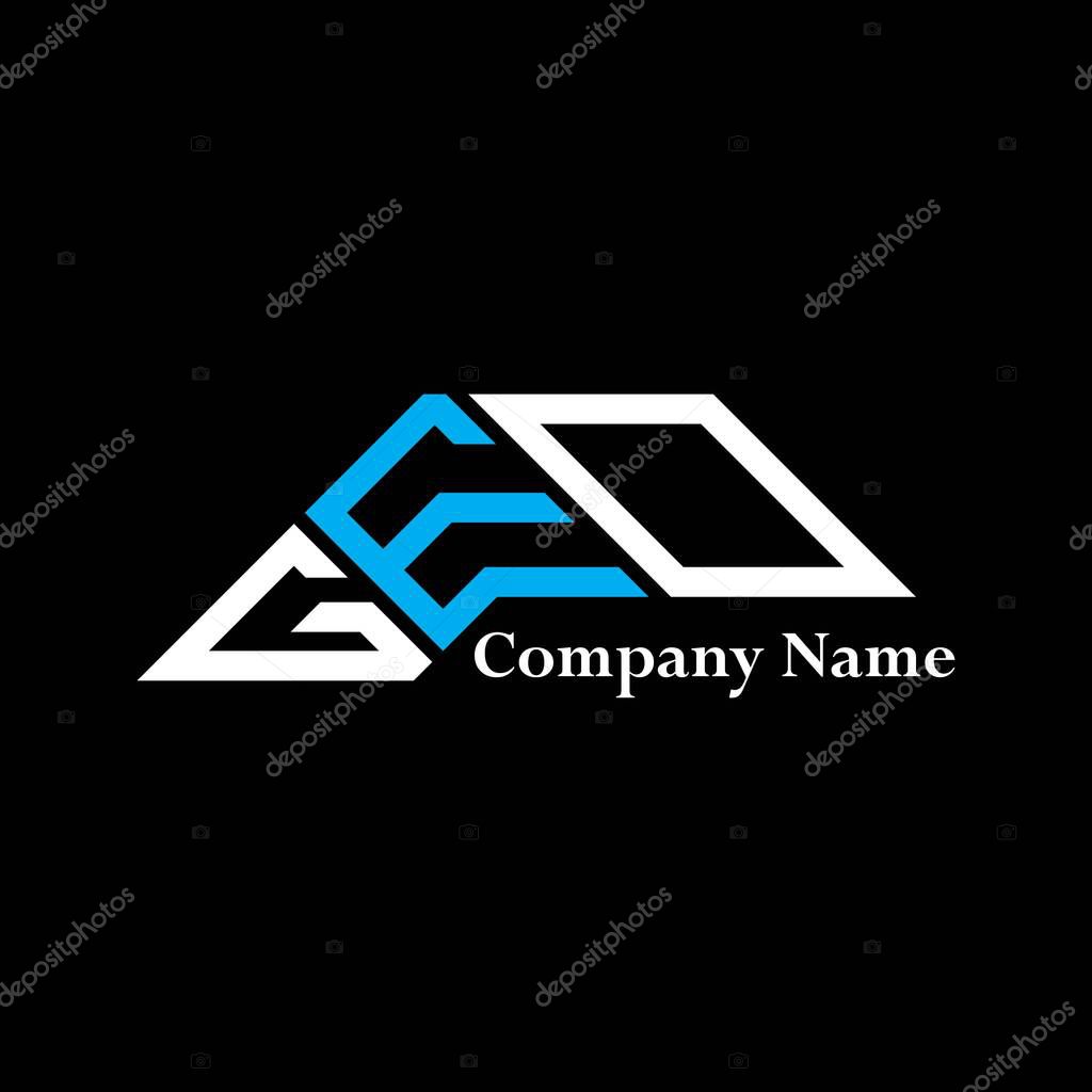 GEO logo design, GEO simple and modern logo. GEO luxurious alphabet design