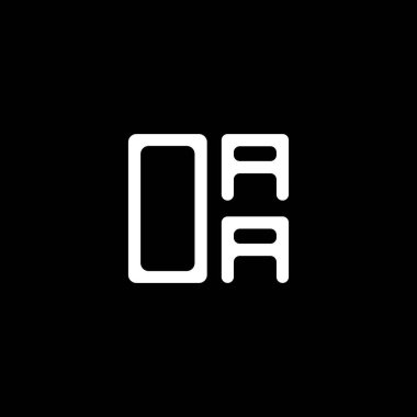 OAA harfli yaratıcı logo, vektör grafik, OAA basit ve modern logo. OAA lüks alfabe tasarımı  