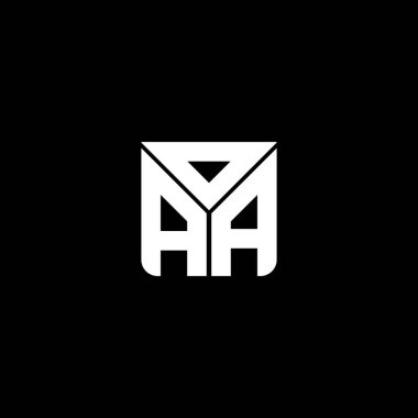 OAA harfli yaratıcı logo, vektör grafik, OAA basit ve modern logo. OAA lüks alfabe tasarımı  
