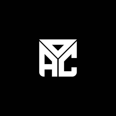 OAC harf logosu yaratıcı tasarım vektör grafik, OAC basit ve modern logo. OAC lüks alfabe tasarımı  