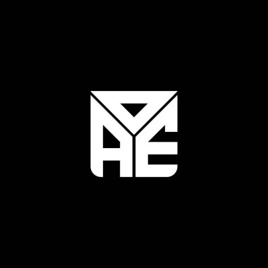 OAE harf logosu tasarımı vektör grafik, OAE basit ve modern logo. OAE lüks alfabe tasarımı  
