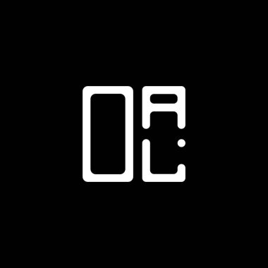 OAL harf logosu yaratıcı tasarım vektör grafik, OAL basit ve modern logo. OAL lüks alfabe tasarımı  