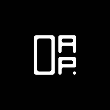 OAP harf logosu yaratıcı tasarımı vektör grafik, OAP basit ve modern logo. OAP lüks alfabe tasarımı  
