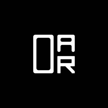 OAR harfli yaratıcı logo, vektör grafik, OAR basit ve modern logo. OAR lüks alfabe tasarımı  