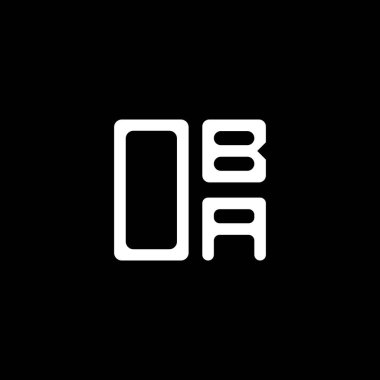 OBA harfli yaratıcı logo, vektör grafik, OBA basit ve modern logo. OBA lüks alfabe tasarımı  