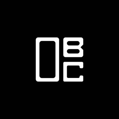 OBC harf logosu yaratıcı tasarımı vektör grafik, OBC basit ve modern logo. OBC lüks alfabe tasarımı  